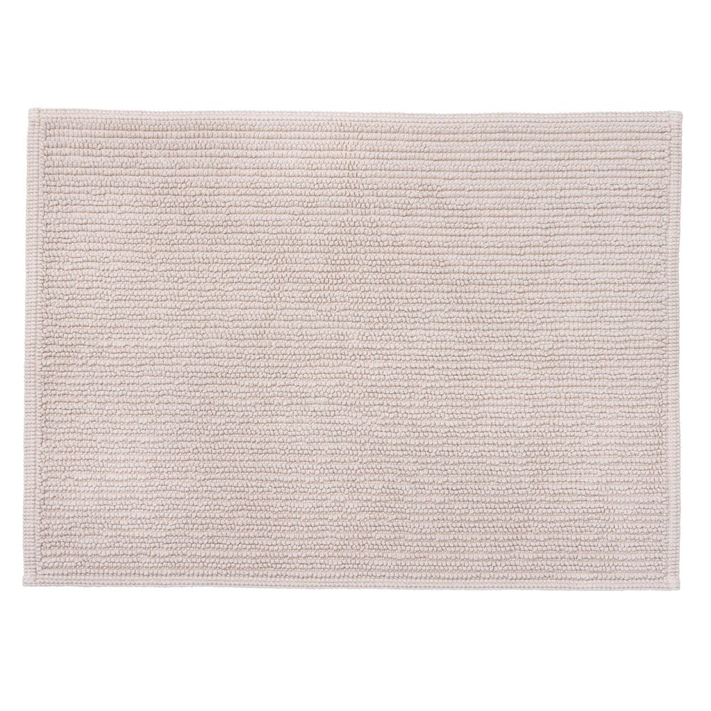 Bademåtte, lysegrå - 50x70 cm